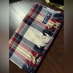 Vintage GlenScot Plaid Wool Scarf